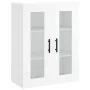 Aparador alto madera contrachapada blanco brillo 69,5x34x180 cm by , Sideboards - Ref: Foro24-3198683, Price: 205,07 €, Disco...