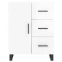 Aparador alto madera contrachapada blanco brillo 69,5x34x180 cm by , Sideboards - Ref: Foro24-3198683, Price: 205,07 €, Disco...
