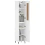 Hohes Sideboard Sperrholz weiß 34,5x34x180 cm von , Sideboards - Ref: Foro24-3200145, Preis: 109,99 €, Rabatt: %