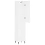 Aparador alto madera contrachapada blanco 34,5x34x180 cm by , Sideboards - Ref: Foro24-3198993, Price: 96,59 €, Discount: %