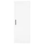 Aparador alto madera contrachapada blanco 34,5x34x180 cm by , Sideboards - Ref: Foro24-3198993, Price: 96,59 €, Discount: %
