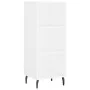 Aparador alto madera contrachapada blanco 34,5x34x180 cm by , Sideboards - Ref: Foro24-3198993, Price: 96,59 €, Discount: %