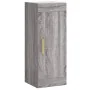 Aparador alto madera contrachapada gris Sonoma 34,5x34x180 cm by , Sideboards - Ref: Foro24-3200191, Price: 113,23 €, Discoun...