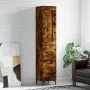 Aparador de madera contrachapada roble ahumado 34,5x34x180 cm von , Sideboards - Ref: Foro24-3200198, Preis: 114,15 €, Rabatt: %