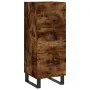 Aparador de madera contrachapada roble ahumado 34,5x34x180 cm by , Sideboards - Ref: Foro24-3200222, Price: 125,55 €, Discoun...