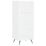 Aparador alto madera contrachapada blanco 34,5x34x180 cm by , Sideboards - Ref: Foro24-3200297, Price: 94,13 €, Discount: %