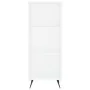 Aparador alto madera contrachapada blanco 34,5x34x180 cm by , Sideboards - Ref: Foro24-3200297, Price: 94,13 €, Discount: %