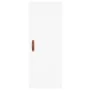Aparador alto madera contrachapada blanco 34,5x34x180 cm by , Sideboards - Ref: Foro24-3200297, Price: 94,13 €, Discount: %