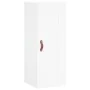 Aparador alto madera contrachapada blanco 34,5x34x180 cm by , Sideboards - Ref: Foro24-3200297, Price: 94,13 €, Discount: %