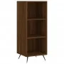 Aparador alto madera contrachapada roble marrón 34,5x34x180 cm by , Sideboards - Ref: Foro24-3200304, Price: 94,04 €, Discoun...