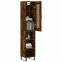 Aparador de madera contrachapada roble ahumado 34,5x34x180 cm von , Sideboards - Ref: Foro24-3200350, Preis: 90,88 €, Rabatt: %