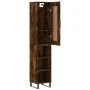 Aparador de madera contrachapada roble ahumado 34,5x34x180 cm von , Sideboards - Ref: Foro24-3200350, Preis: 90,88 €, Rabatt: %