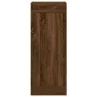 Aparador alto madera contrachapada roble marrón 34,5x34x180 cm by , Sideboards - Ref: Foro24-3200352, Price: 93,28 €, Discoun...