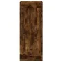 Aparador de madera contrachapada roble ahumado 34,5x34x180 cm de , Aparadores - Ref: Foro24-3200414, Precio: 103,06 €, Descue...