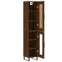 Aparador alto madera contrachapada roble marrón 34,5x34x180 cm de , Aparadores - Ref: Foro24-3200416, Precio: 106,30 €, Descu...