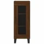 Aparador alto madera contrachapada roble marrón 34,5x34x180 cm de , Aparadores - Ref: Foro24-3200416, Precio: 106,30 €, Descu...