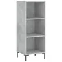 Aparador de madera contrachapada gris hormigón 34,5x34x180 cm by , Sideboards - Ref: Foro24-3200325, Price: 89,42 €, Discount: %