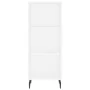 Aparador alto madera contrachapada blanco 34,5x34x180 cm von , Sideboards - Ref: Foro24-3199377, Preis: 94,88 €, Rabatt: %