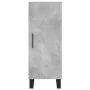 Aparador de madera contrachapada gris hormigón 34,5x34x180 cm de , Aparadores - Ref: Foro24-3199197, Precio: 119,26 €, Descue...
