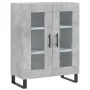 Aparador alto madera contrachapada gris hormigón 69,5x34x180 cm von , Sideboards - Ref: Foro24-3199645, Preis: 151,83 €, Raba...