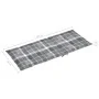 Sillas de jardín 6 uds madera maciza teca cojines cuadros gris by , Garden chairs - Ref: Foro24-3065574, Price: 760,13 €, Dis...