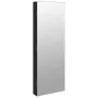Espejo con joyero y luces LED para pared negro de , Espejos - Ref: Foro24-353245, Precio: 108,23 €, Descuento: %