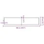 Tablero de mesa madera maciza borde natural 180x40x(2-4) cm von , Tischplatten - Ref: Foro24-363908, Preis: 64,59 €, Rabatt: %