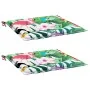 Cojines para silla de jardín 2 uds tela multicolor 40x40x3 cm by , Cushions for chairs and sofas - Ref: Foro24-361017, Price:...