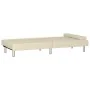 Sofá cama con portavasos cuero sintético color crema by , Sofas - Ref: Foro24-351927, Price: 315,65 €, Discount: %