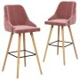 Taburetes de cocina 2 unidades terciopelo rosa von , Küchenhocker - Ref: Foro24-289467, Preis: 207,49 €, Rabatt: %