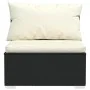 Sofá de 3 plazas con cojines ratán sintético negro von , Gartensets - Ref: Foro24-317495, Preis: 416,62 €, Rabatt: %