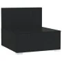 Sofá de 4 plazas con cojines ratán sintético negro by , Garden sets - Ref: Foro24-317497, Price: 462,40 €, Discount: %