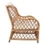 Sofá con cojín ratán natural y lino marrón claro by , Sofas - Ref: Foro24-325471, Price: 262,81 €, Discount: %