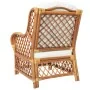 Sofá con cojín ratán natural y lino marrón claro by , Sofas - Ref: Foro24-325471, Price: 262,81 €, Discount: %