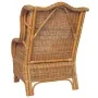 Sofá con cojín ratán natural y lino marrón claro von , Sofas - Ref: Foro24-325465, Preis: 316,72 €, Rabatt: %