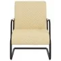 Silla voladiza cuero sintético crema de , Sillones - Ref: Foro24-325782, Precio: 196,13 €, Descuento: %