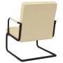 Silla voladiza cuero sintético crema de , Sillones - Ref: Foro24-325782, Precio: 196,13 €, Descuento: %