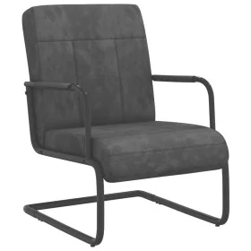 Silla voladiza de terciopelo gris oscuro von , Sessel - Ref: Foro24-325789, Preis: 153,46 €, Rabatt: %