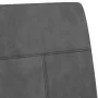 Silla voladiza de terciopelo gris oscuro de , Sillones - Ref: Foro24-325789, Precio: 155,73 €, Descuento: %