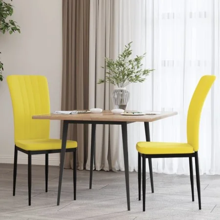 Sillas de comedor 2 uds terciopelo amarillo mostaza von , Essstühle - Ref: Foro24-326100, Preis: 95,90 €, Rabatt: %