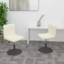 Sillas de comedor giratorias 2 uds terciopelo crema by , dining chairs - Ref: Foro24-334262, Price: 123,52 €, Discount: %