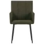 Sillas de comedor con reposabrazos 2 unidades tela marrón by , dining chairs - Ref: Foro24-281843, Price: 169,90 €, Discount: %