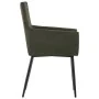 Sillas de comedor con reposabrazos 2 unidades tela marrón by , dining chairs - Ref: Foro24-281843, Price: 169,90 €, Discount: %