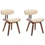 Sillas de comedor 2 uds madera curvada y cuero sintético crema by , dining chairs - Ref: Foro24-283122, Price: 295,01 €, Disc...