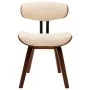 Sillas de comedor 2 uds madera curvada y cuero sintético crema by , dining chairs - Ref: Foro24-283122, Price: 295,01 €, Disc...