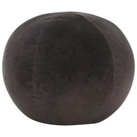 Puf de terciopelo de algodón gris antracita 50x35 cm by , Ottomans - Ref: Foro24-284037, Price: 65,75 €, Discount: %