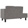 Sofá diván con cojines y cojín de cabeza terciopelo gris claro by , Sofas - Ref: Foro24-340703, Price: 142,65 €, Discount: %