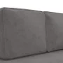 Sofá diván con cojines y cojín de cabeza terciopelo gris claro by , Sofas - Ref: Foro24-340703, Price: 142,65 €, Discount: %