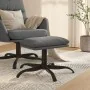 Reposapiés de tela gris claro 60x60x36 cm by , Ottomans - Ref: Foro24-341567, Price: 38,54 €, Discount: %