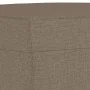 Banco de tela gris taupe 100x35x41 cm de , Bancos - Ref: Foro24-349382, Precio: 57,78 €, Descuento: %